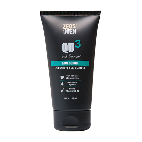 Zeos For Men QU3 Face Scrub