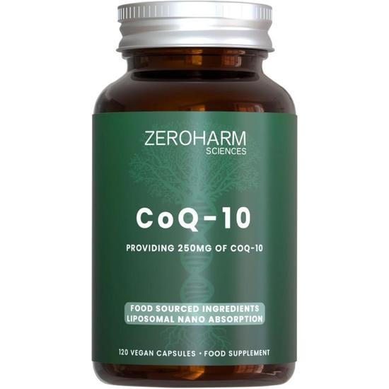 ZeroHarm Liposomal CoQ-10 250mg Capsules 120 Capsules