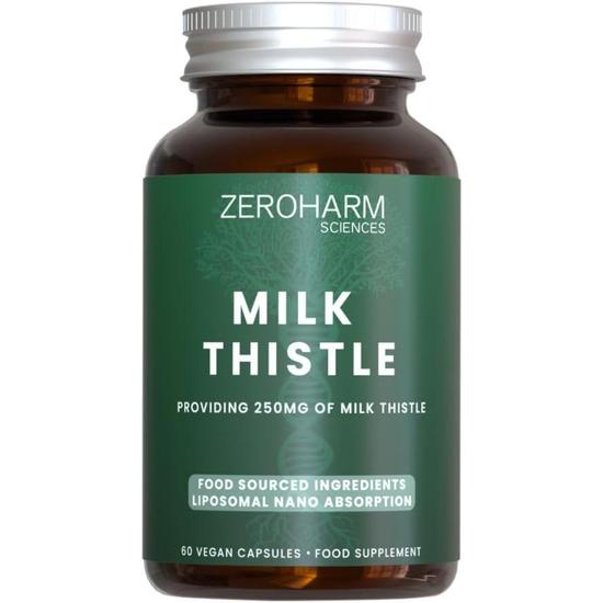 ZeroHarm Liposomal Milk Thistle 250mg Capsules 60 Capsules
