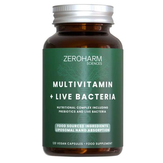 ZeroHarm Liposomal Multivitamin + Live Bacteria Capsules