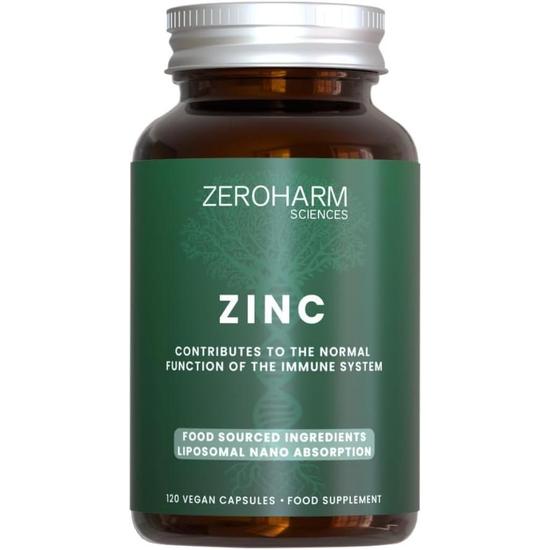 ZeroHarm Liposomal Zinc 17mg Capsules 120 Capsules