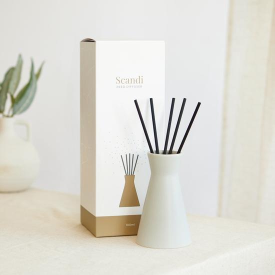 Zesty Lemons Scandi: Grey Reed Diffuser