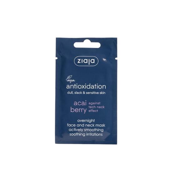 Ziaja Acai Berry Antioxidation Overnight Face & Neck Mask 7ml