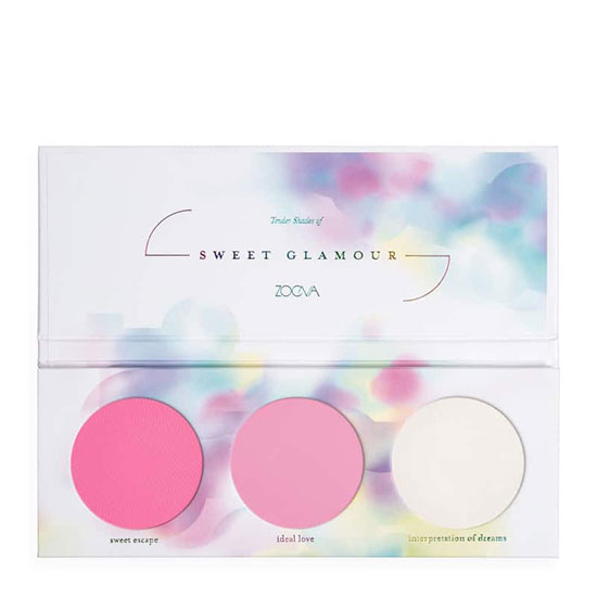 zoeva sweet glamour blush palette