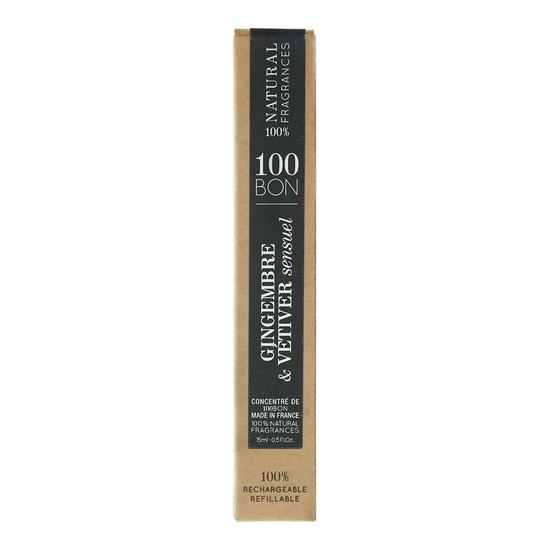 100BON Gingembre & Vetiver Sensuel Eau De Parfum Concentrate 15ml