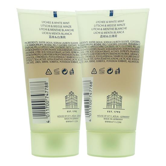 4711 Acqua Colonia Lychee & White Mint Shower Gel 75ml