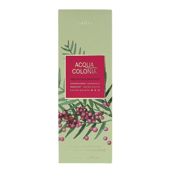 4711 Acqua Colonia Pink Pepper & Grapefruit Euphorizing Aroma Shower Gel 200ml