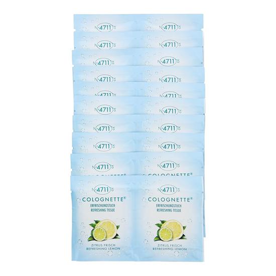 4711 Colognette Refreshing Lemon Tissues 20 Pieces