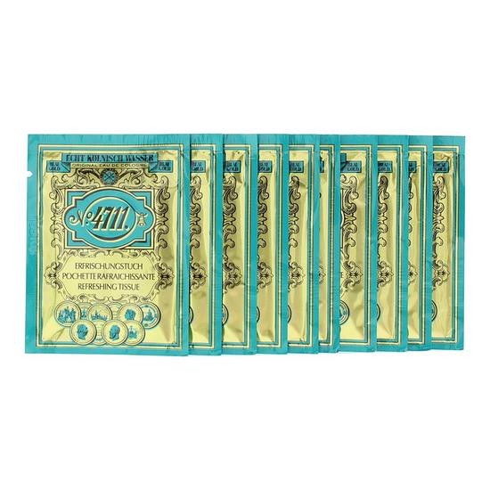 4711 Original Eau De Cologne Refreshing Tissue 10 Units 10PCS