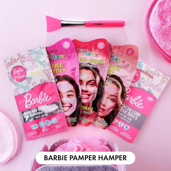 7th Heaven Barbie Pamper Hamper Moisturising & Fun Skin Care Gift Set