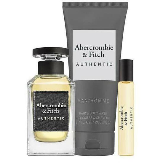 Abercrombie & Fitch Authentic Man Gift Set 50ml EDT + 200ml Hair & Body Wash