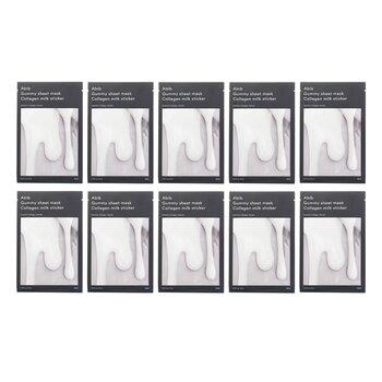 Abib Gummy Sheet Mask Collagen Milk Sticker 27ml x 10pcs