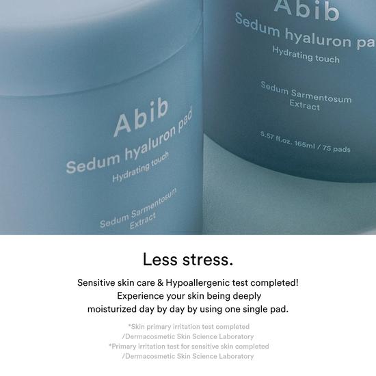 Abib Sedum Hyaluron Pad Hydrating Touch 75 pads