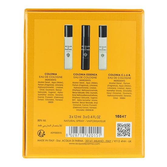 Acqua Di Parma Colonia Discovery Eau De Cologne Travel Spray Gift Set 12ml