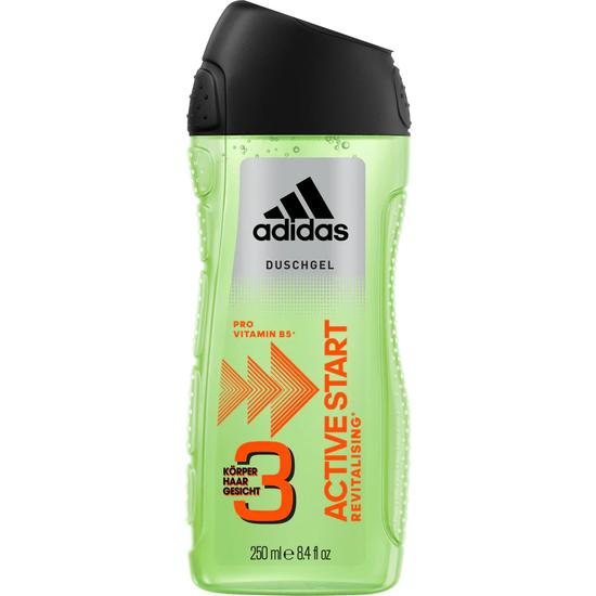 Adidas 3 Active Start Revitalising Shower Gel 250ml