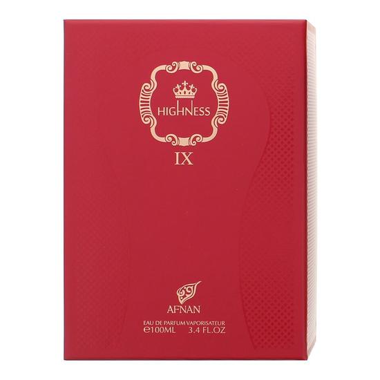 Afnan Highness IX Maroon Eau De Parfum 100ml