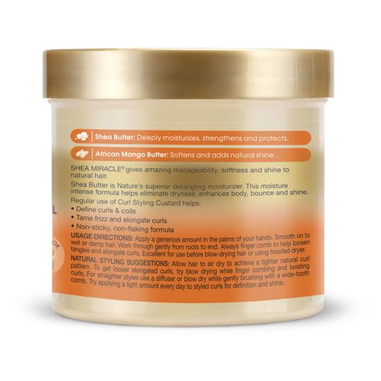 African Pride Shea Butter Miracle Moisture Intense Curl Styling Custard 340g