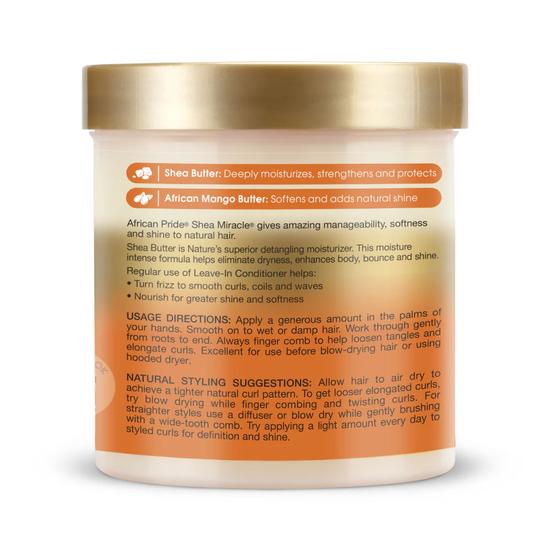 African Pride Shea Butter Moisture Intense Miracle Leave-In Conditioner 425 g