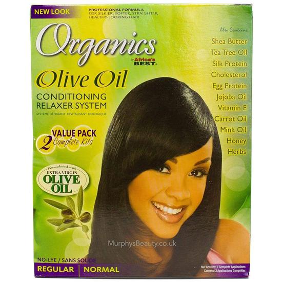Africa's Best Organics Olive Oil No Lye Conditioning Relaxer 2 Application / Super