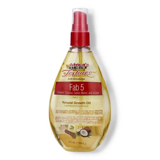 Africa's Best Textures Textures Fab 5 Natural Growth Oil 148ml