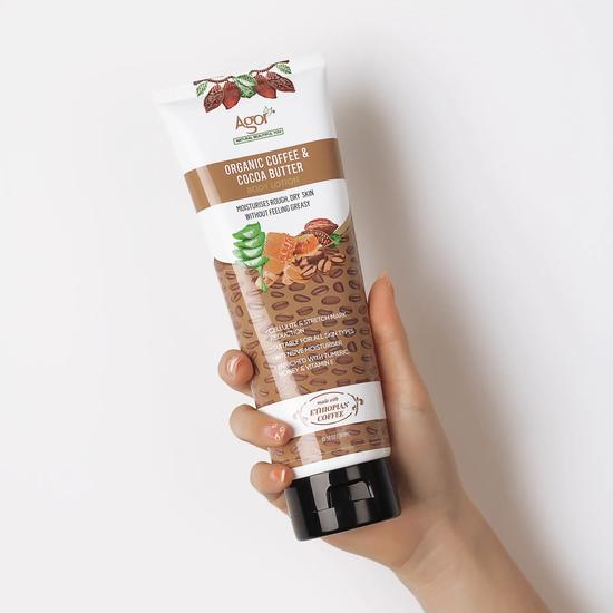 Agor Organic Coffee & Cocoa Butter Body Lotion 300ml