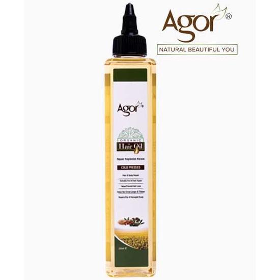 Agor Organic Cold Pressed Hair Oil 250ml