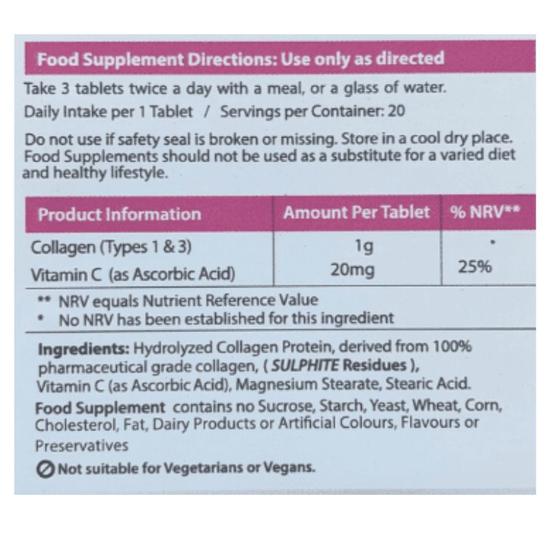 AHS Super Collagen + C Tablets 250 Tablets