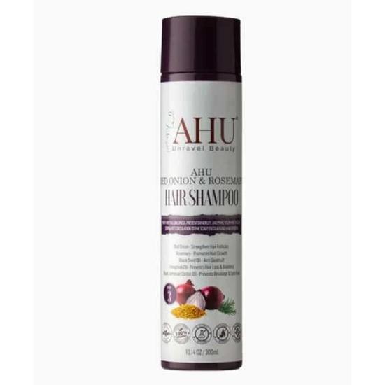 AHU Red Onion & Rosemary Hair Shampoo 300ml