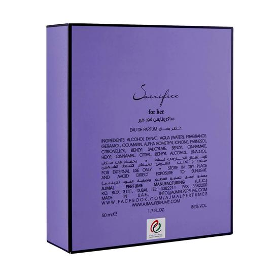 Ajmal Sacrifice For Her Eau De Parfum 50ml