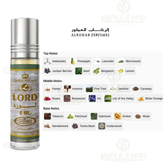 Al-Rehab Lord Concentrated Oil Perfume By Al-Rehab 6ml