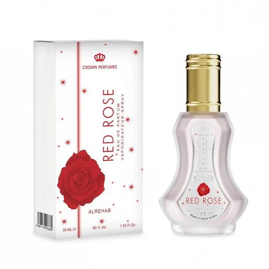 Al-Rehab Red Rose Eau De Parfum By Al-Rehab Floral Perfume For Women 35ml