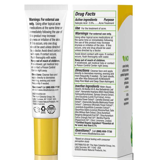 Alba Botanica Acne Invisible Treatment Gel 14g
