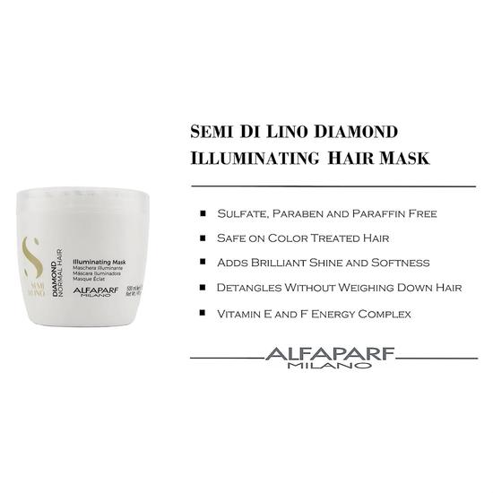Alfaparf Semi Dilino Diamond Normal Hair Illuminating Mask 200ml