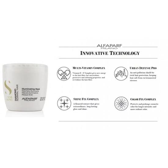 Alfaparf Semi Dilino Diamond Normal Hair Illuminating Mask 200ml