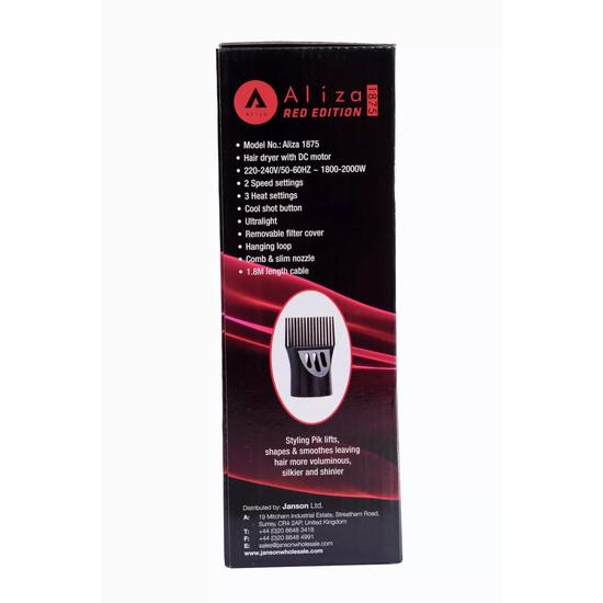 Aliza Hair Dryer Red Edition 1875