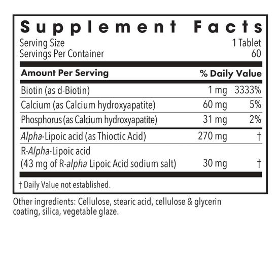 Allergy Research Group ALA Release Tablets 60 Tablets