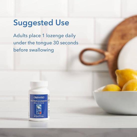 Allergy Research Group B12 Methylcobalamin Lozenges 50 Lozenges