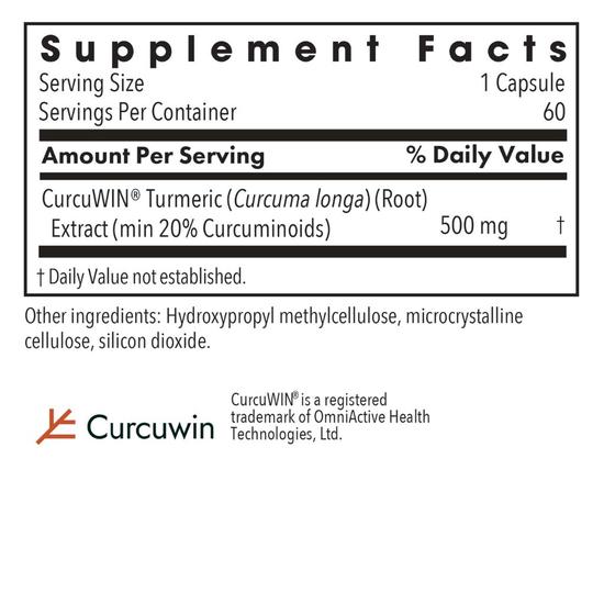 Allergy Research Group CurcuWIN 500 Capsules 60 Capsules
