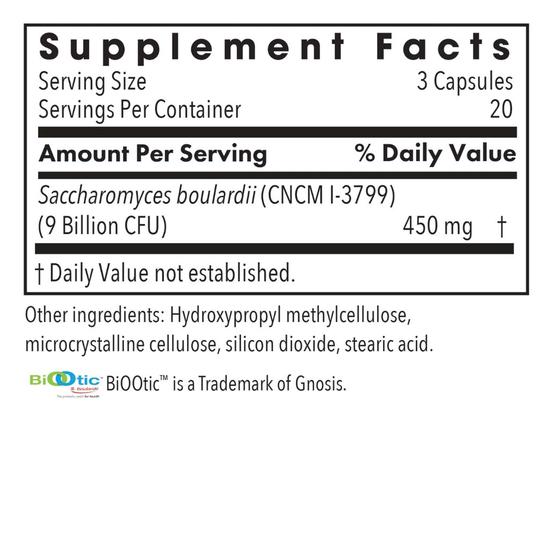 Allergy Research Group Essential-Biotic Saccharomyces Boulardii Capsules 60 Capsules