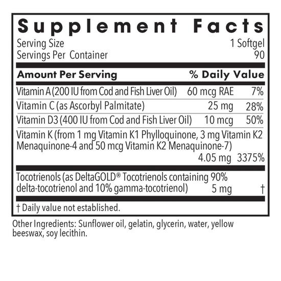 Allergy Research Group Full Spectrum Vitamin K Softgels 90 Softgels