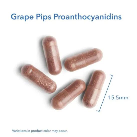 Allergy Research Group Grape Pips Proanthocyanidins Capsules 90 Capsules