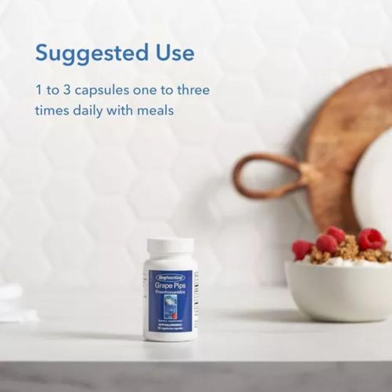 Allergy Research Group Grape Pips Proanthocyanidins Capsules 90 Capsules