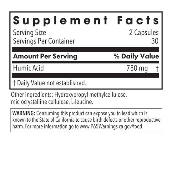 Allergy Research Group Humic Acid Capsules 60 Capsules