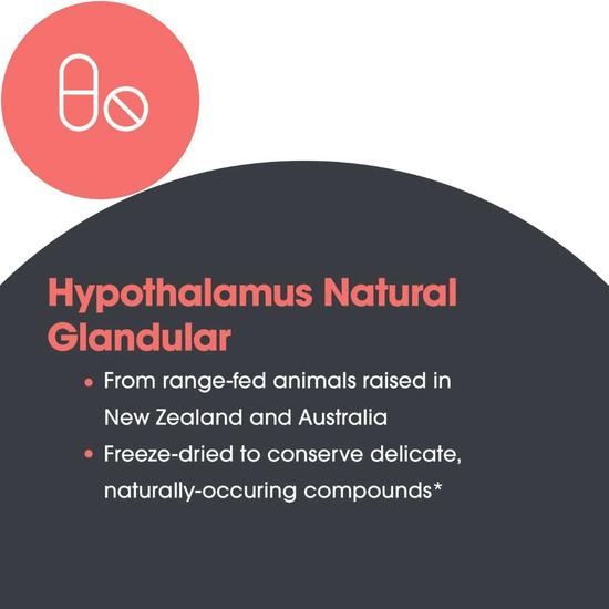 Allergy Research Group Hypothalamus Natural Glandular Capsules 100 Capsules
