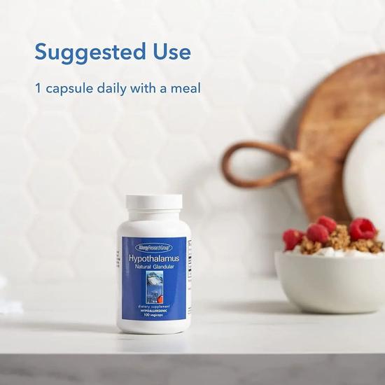 Allergy Research Group Hypothalamus Natural Glandular Capsules 100 Capsules
