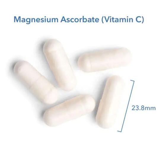 Allergy Research Group Magnesium Ascorbate Vitamin C Capsules 100 Capsules