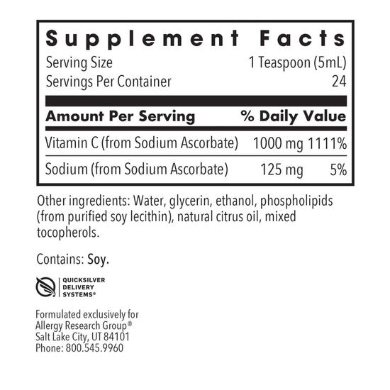 Allergy Research Group Micro Liposomal C Liquid 120ml