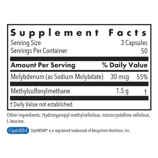 Allergy Research Group MSM 500mg Capsules 150 Capsules