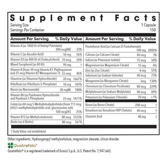 Allergy Research Group Multi-Vi-Min Without Copper & Iron Capsules 150 Capsules