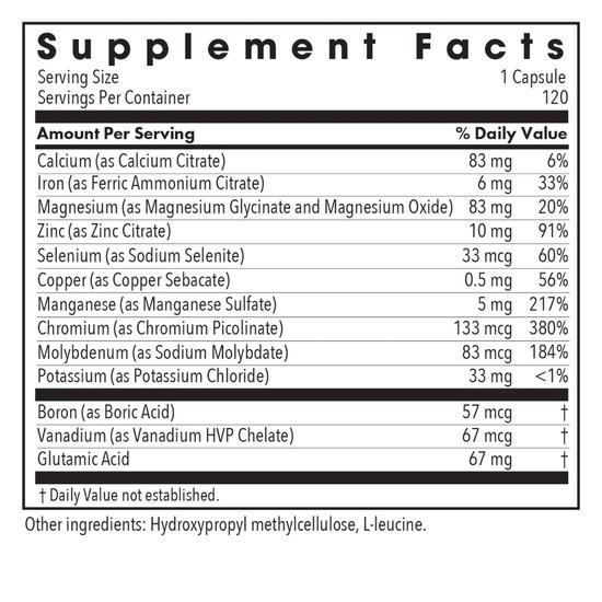 Allergy Research Group MultiMin Capsules 120 Capsules